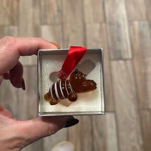 Sea World Pass Member Holder Blown Glass Ornament